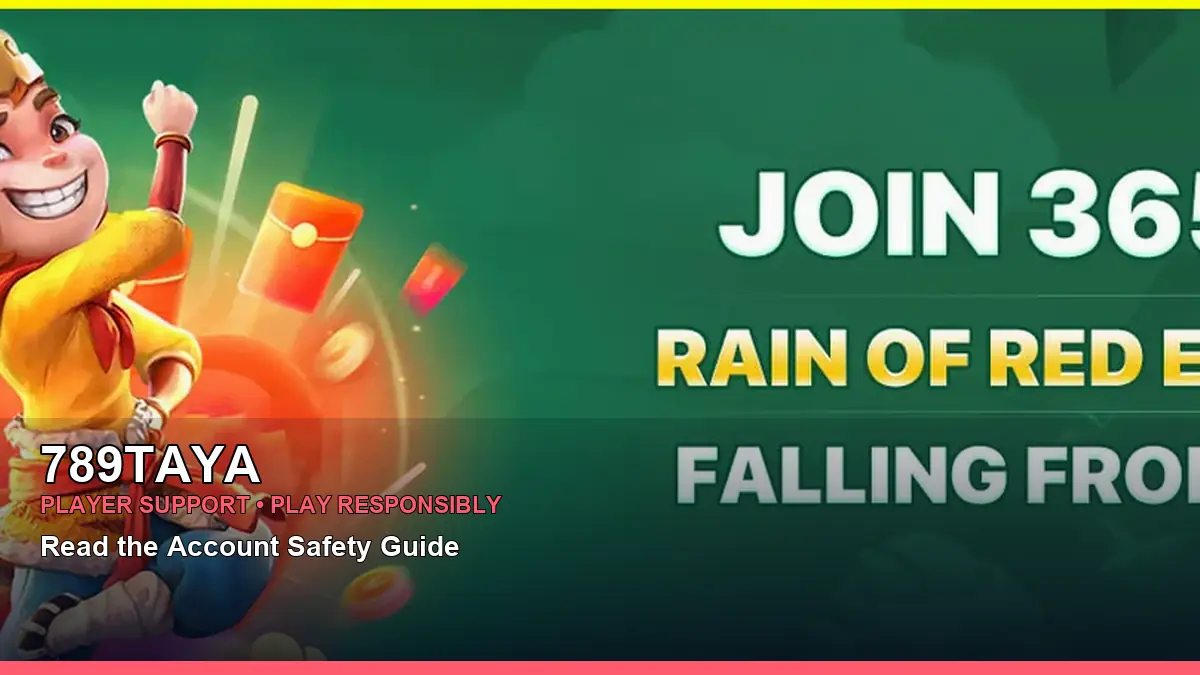 789TAYA responsible play resources for Philippine players